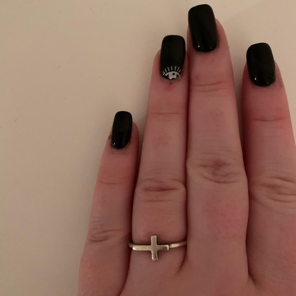 James Avery Horizon Cross Ring Size 6.5